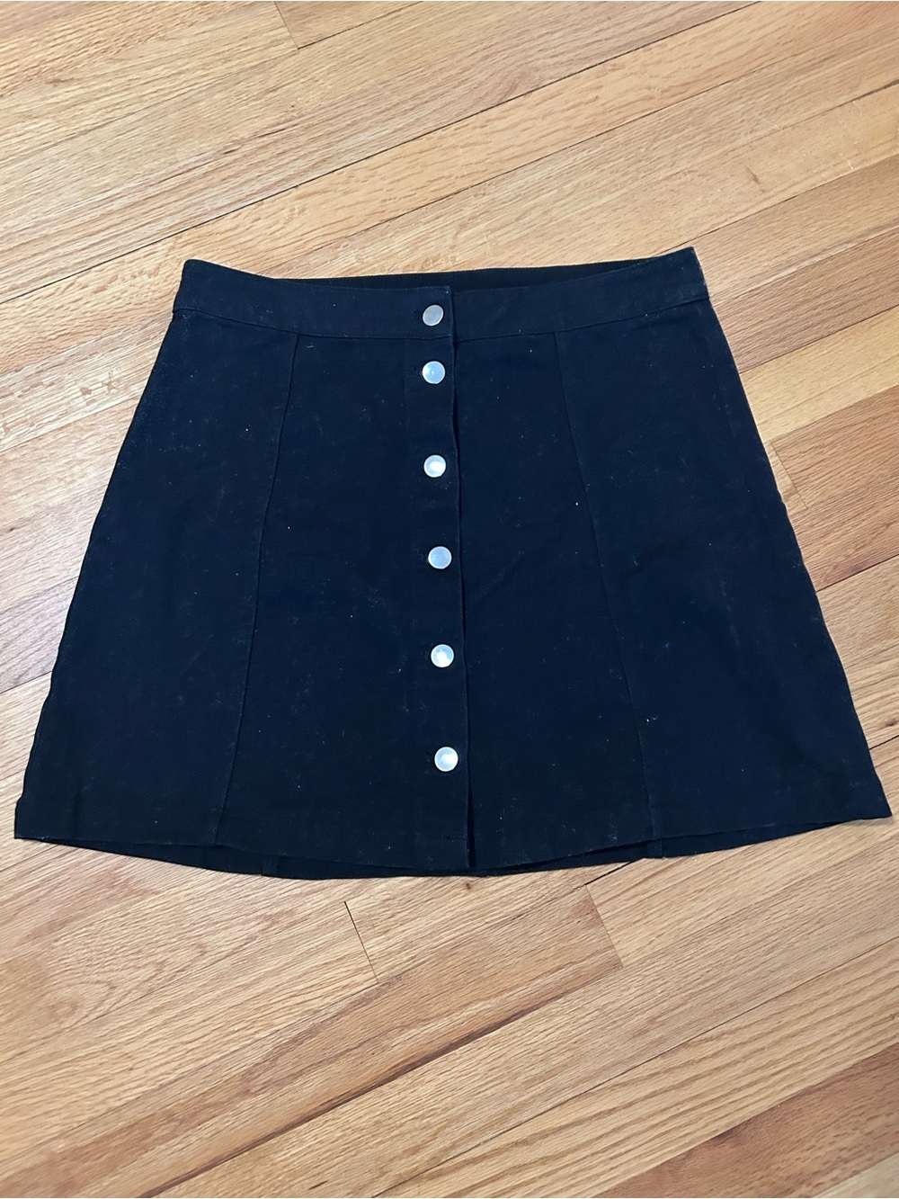 H&M button front skirt